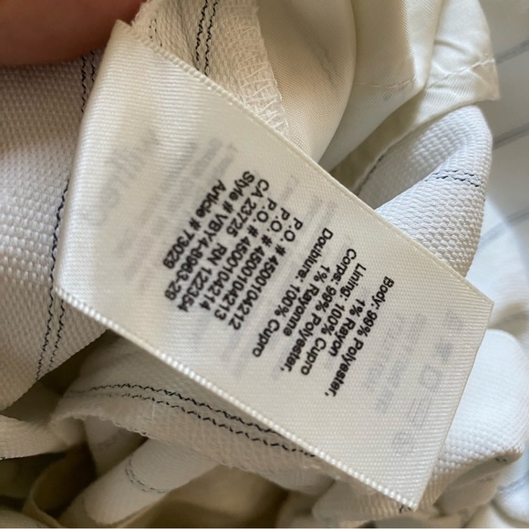 Wilfred Écoulement V Jumpsuit white navy pinstripe - Picture 11 of 11